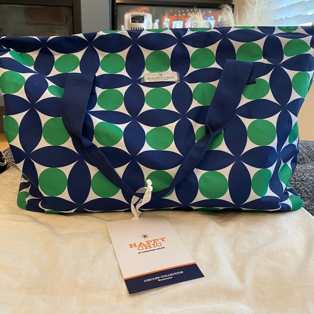 Jonathan Adler happy chic weekender duffle 20x